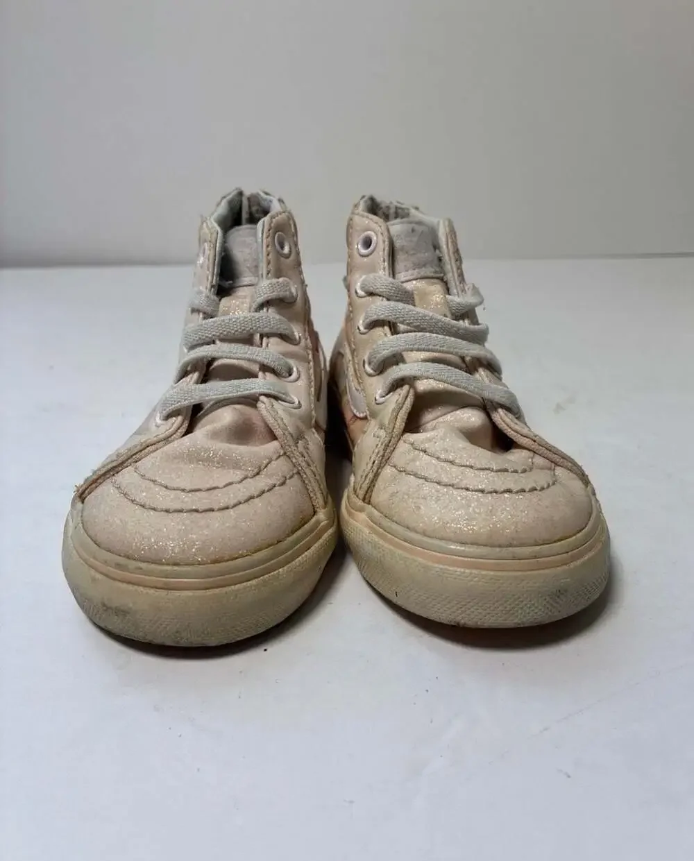 Vans Kids Size 7 Sk8-Hi Reissue Zip Toddler High Top Sneakers Pink Unicorn Rainb